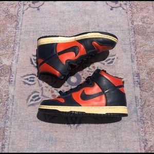 Vintage Nike Dunk High Obsidian